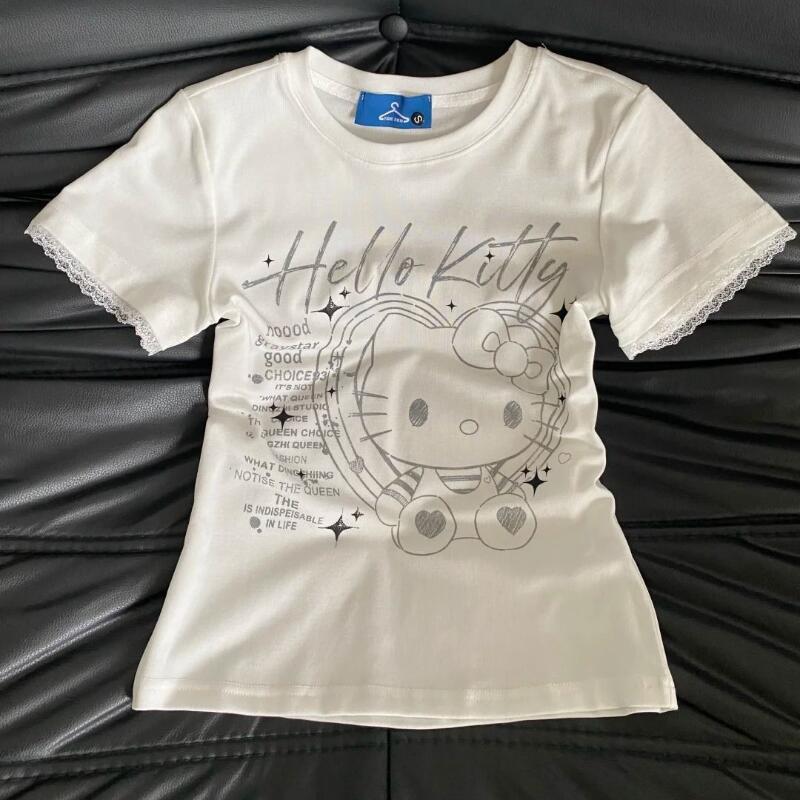 Street Fashion Jersey - Sommerliches Damen-T-Shirt: Neues, süßes, cooles Retro