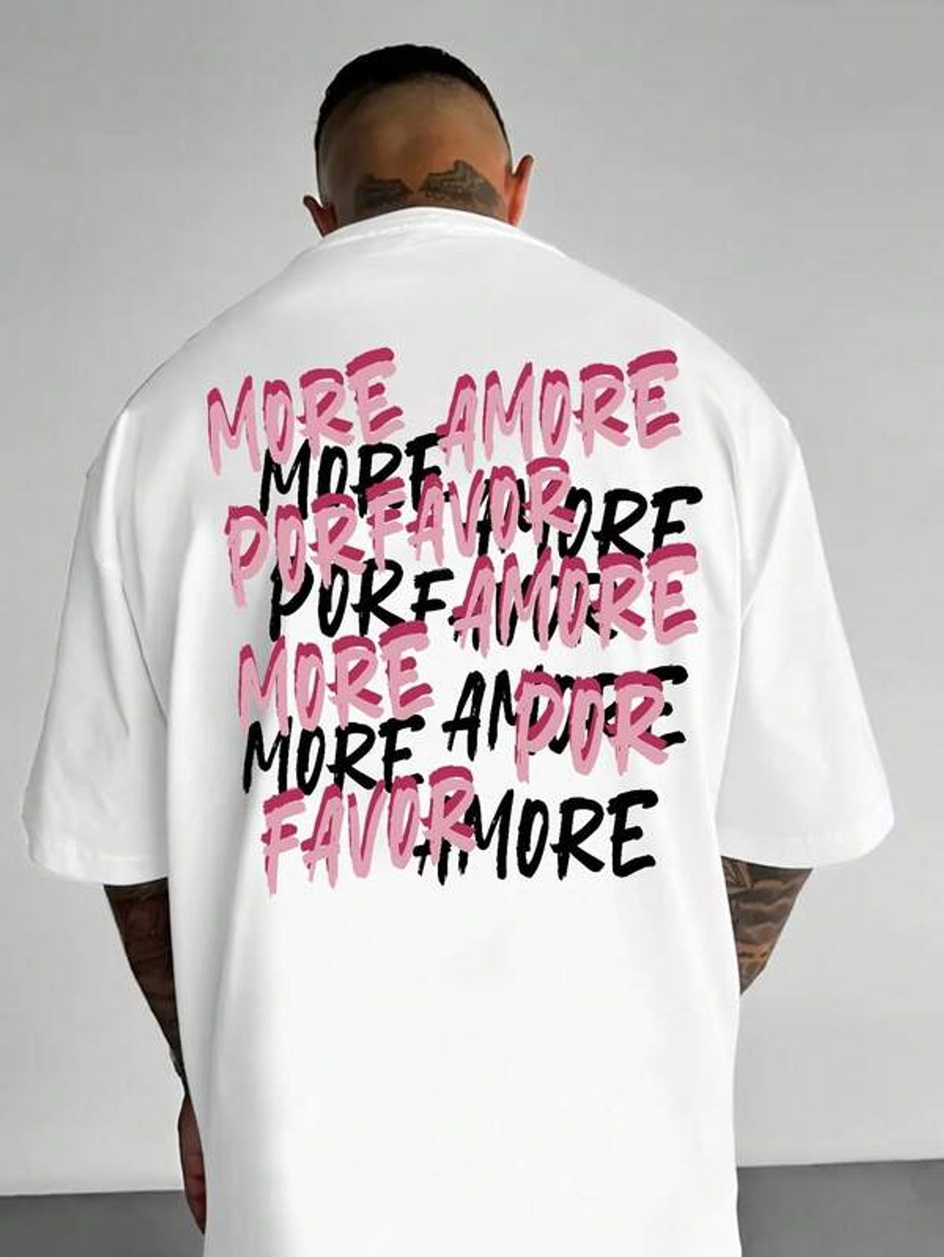 Street Fashion Graffiti - Herrenkleidung Sommerkleidung 100 Prozent Baumwolle Herren-T-Shirt