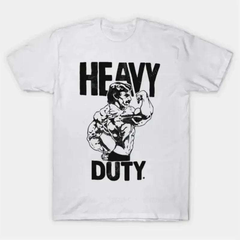 Street Fashion Jersey - Mike Mentzer Robustes Drucklogo-Muster Modetrend Streetwear