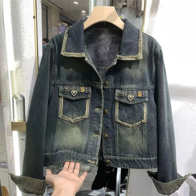 Street Fashion Hong Kong - Modische Street-Denimjacke für Damen, Frühling, neuer