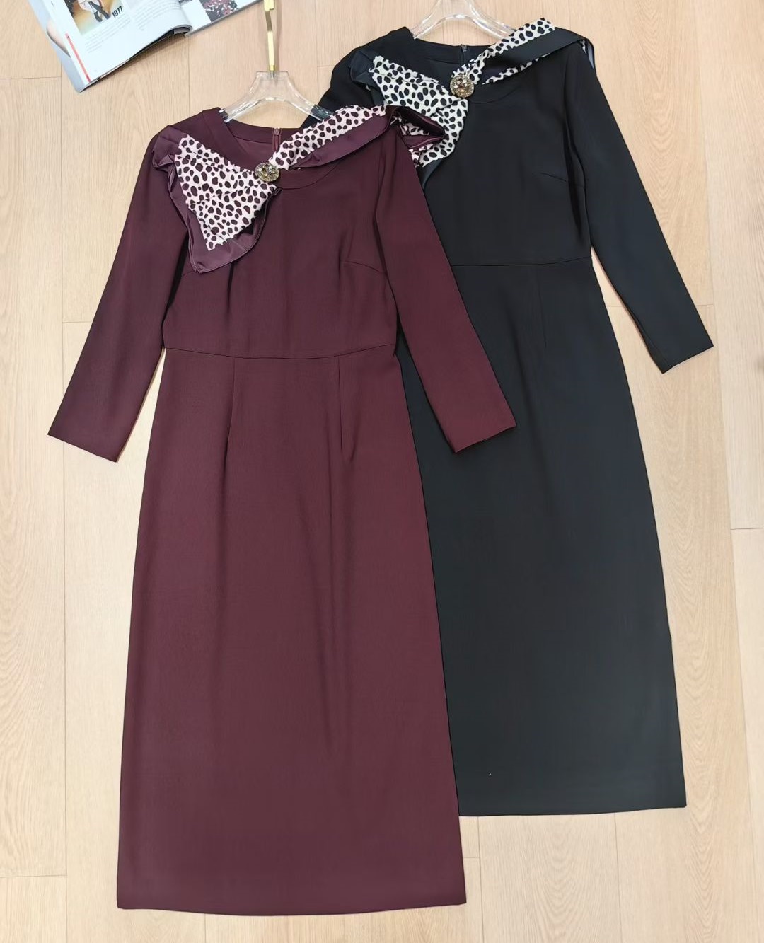 Street Fashion Events - XXXL Party Elegantes Kleid 2023 Herbst
