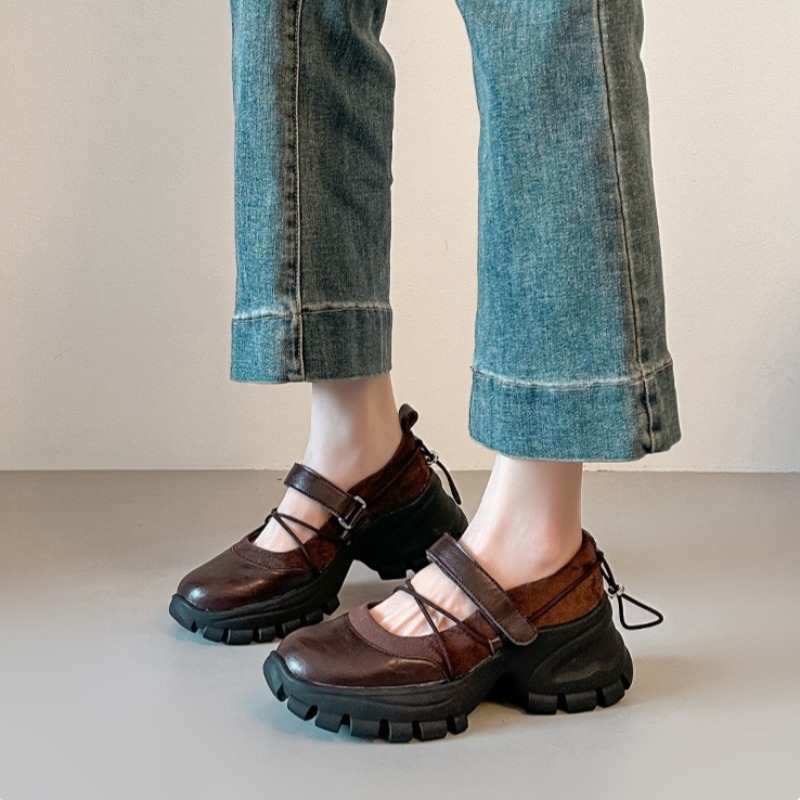 Street Fashion Women - Neue Retro-Ballett-Mary-Jane-Schuhe, modische Marken-Damen-Sneaker und Freizeitschuhe