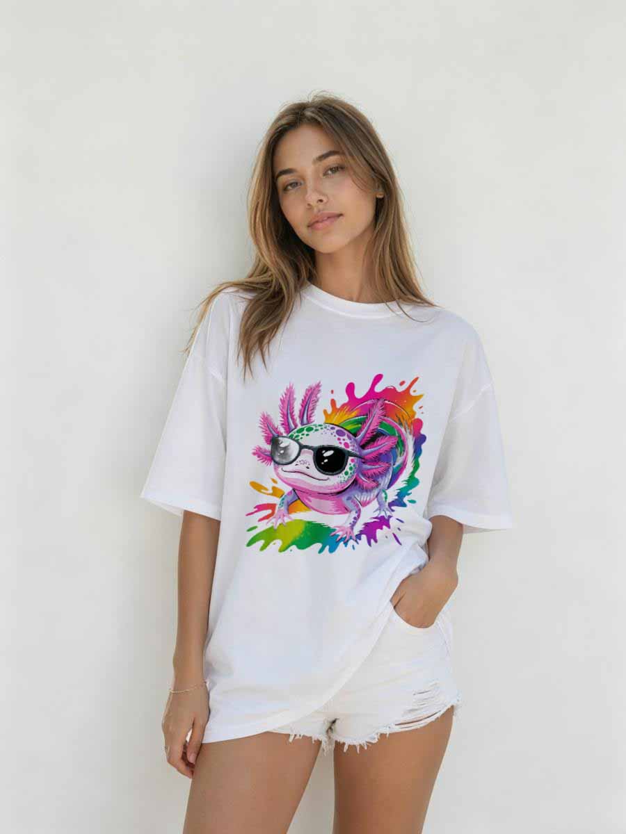 Street Fashion Events - T-Shirt Winter Schwere Baumwolle Strukturiertes Gefühl
