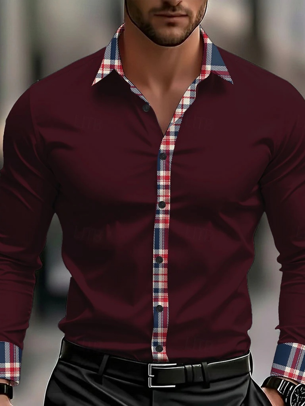 Herren-Business-Casual-Langarm – Street Fashion Events Bewertung und Preis