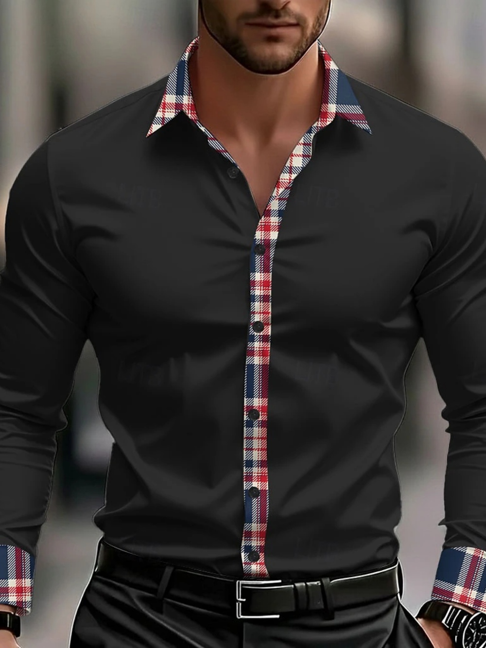 Herren-Business-Casual-Langarm – Street Fashion Events Bewertung und Preis