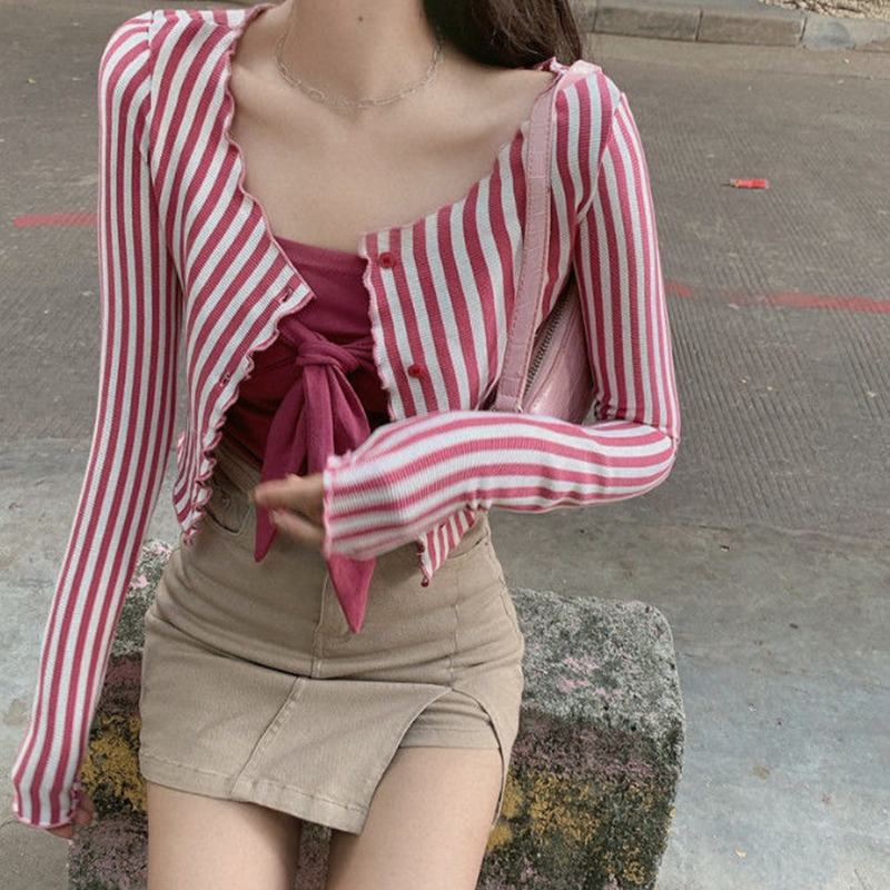 Mexzt Vintage gestreifte Hemde – Street Fashion Korea Bewertung und Preis