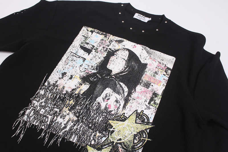 Herren High-Street-Graffiti-T- – Street Fashion Graffiti Bewertung und Preis