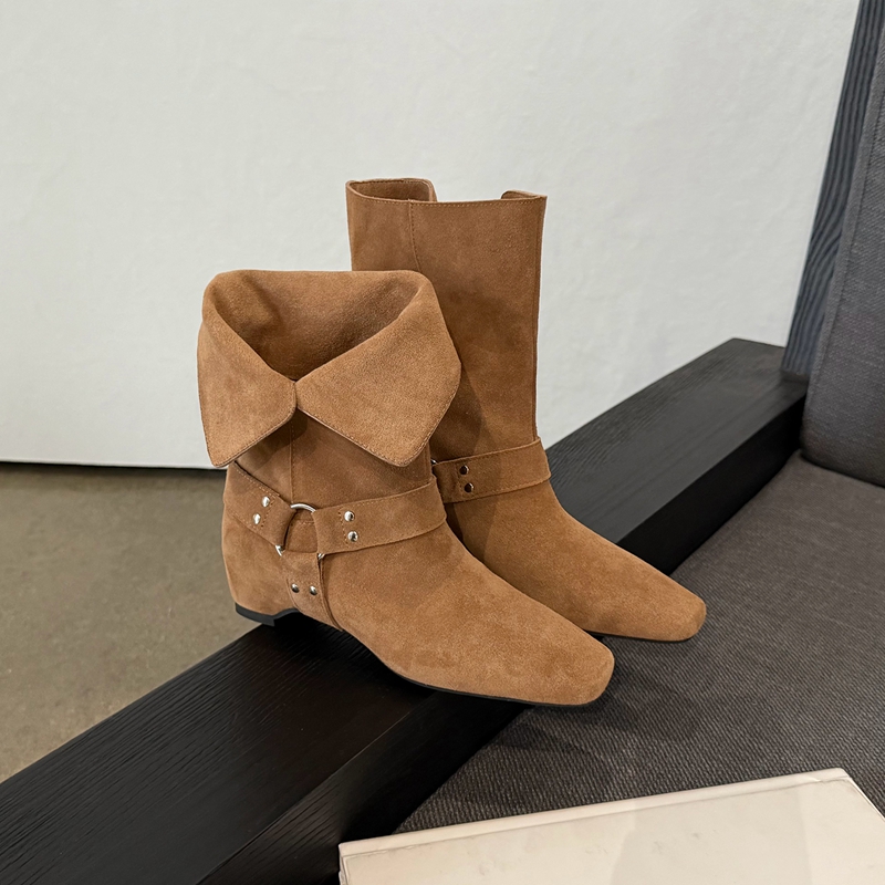 Damen Wildleder-Slouchy-Stiefe – Street Fashion Look Bewertung und Preis