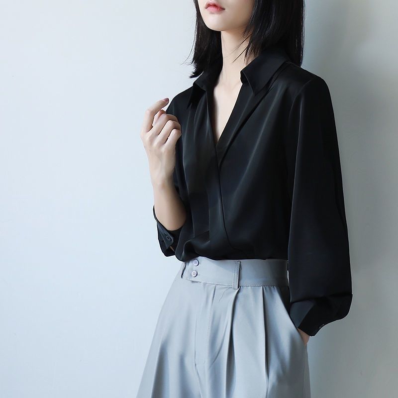 Gidyq Frauen schwarz Chiffon S – Street Fashion Korea Bewertung und Preis