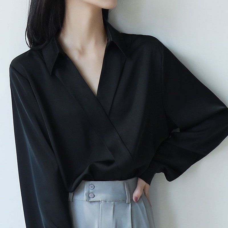 Gidyq Frauen schwarz Chiffon S – Street Fashion Korea Bewertung und Preis