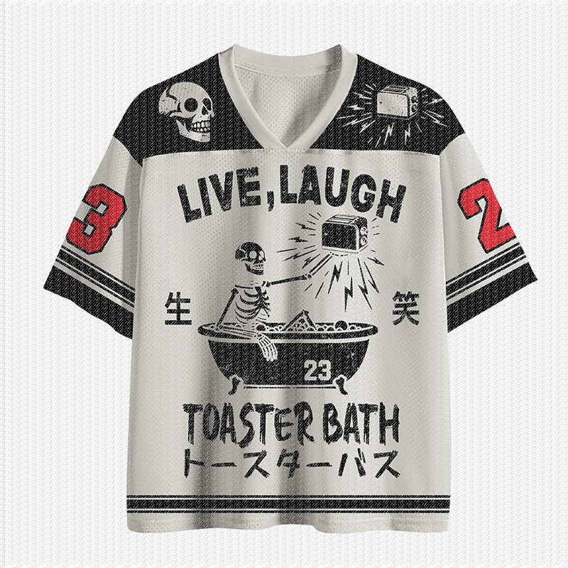 V-Ausschnitt Weiß-Schwarz Farb – Street Fashion Jersey Bewertung und Preis