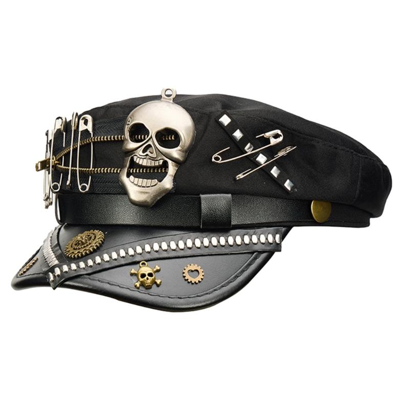 39BB Punk Styles PU-Leder-Zeit – Street Fashion Events Bewertung und Preis