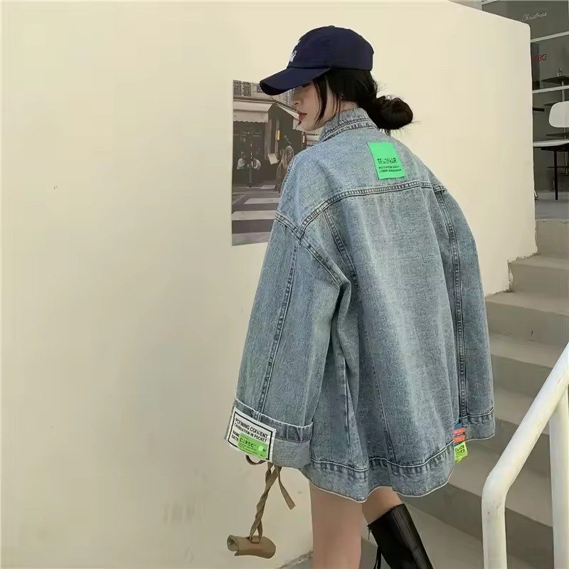 2025 neue Mode Denim Jacke Fra – Street Fashion Korea Bewertung und Preis