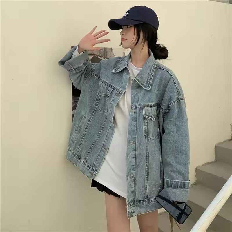 2025 neue Mode Denim Jacke Fra – Street Fashion Korea Bewertung und Preis