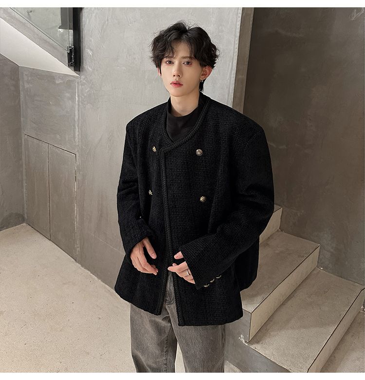 Wollmischung-Jacke für Herren  – Street Fashion Events Bewertung und Preis