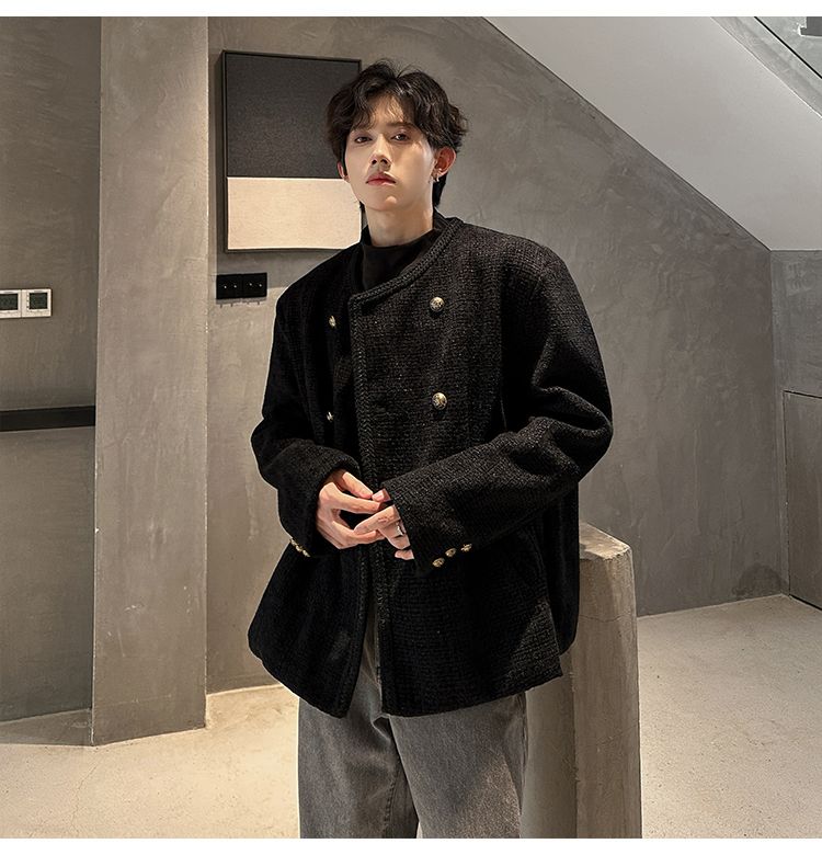 Wollmischung-Jacke für Herren  – Street Fashion Events Bewertung und Preis