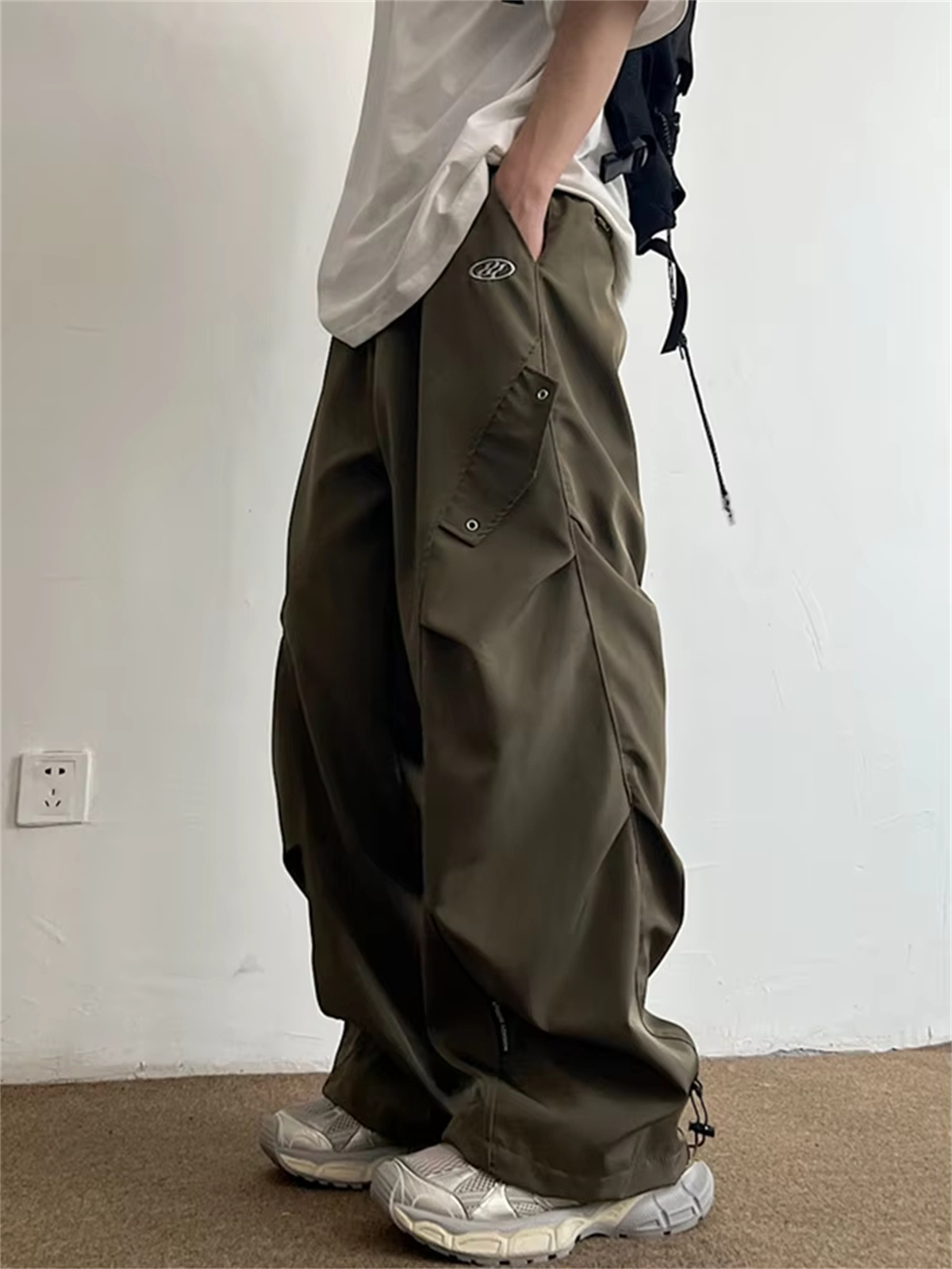 Techwear Fallschirm-Cargohose  – Street Fashion Korea Bewertung und Preis