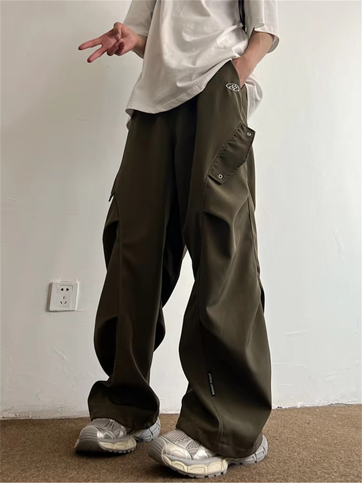 Techwear Fallschirm-Cargohose  – Street Fashion Korea Bewertung und Preis