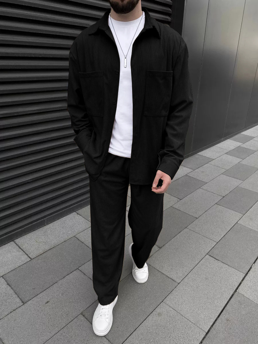Herren-Cordanzug im Zweiteiler – Street Fashion Outfit For Men Bewertung und Preis
