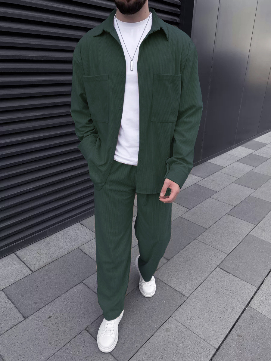 Herren-Cordanzug im Zweiteiler – Street Fashion Outfit For Men Bewertung und Preis