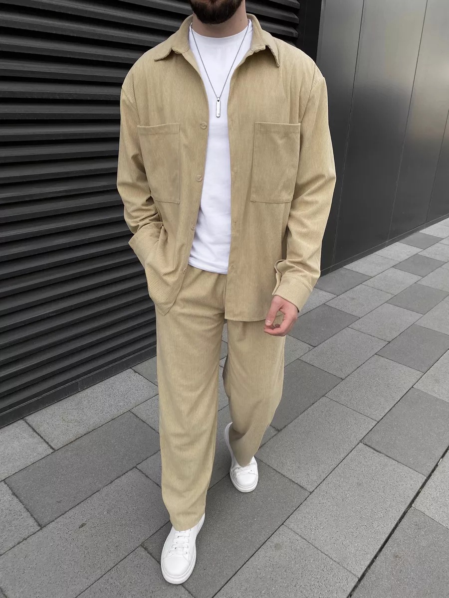Herren-Cordanzug im Zweiteiler – Street Fashion Outfit For Men Bewertung und Preis