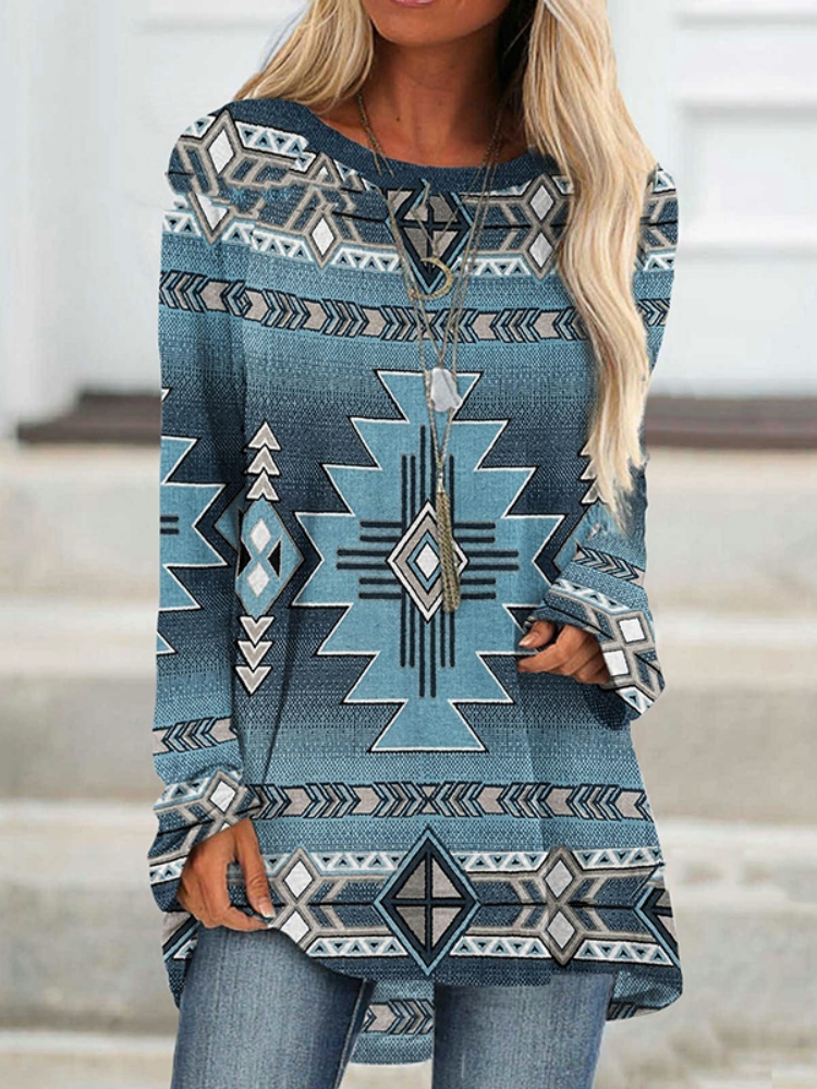 Retro Tribe Print Outdoor Stre – Street Fashion Urban Bewertung und Preis