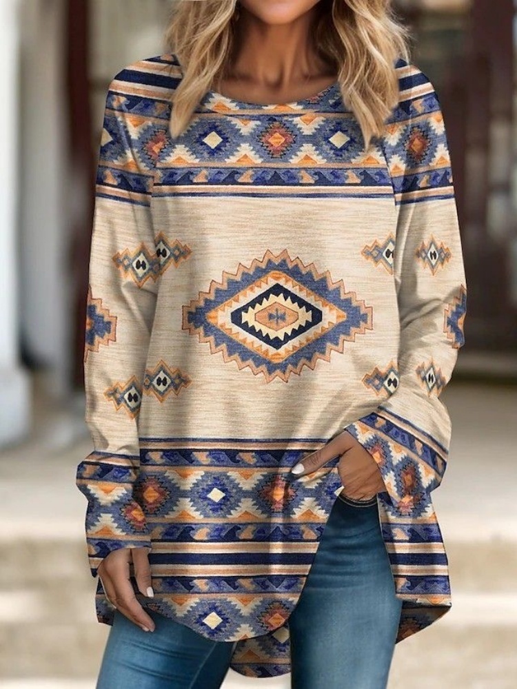 Retro Tribe Print Outdoor Stre – Street Fashion Urban Bewertung und Preis