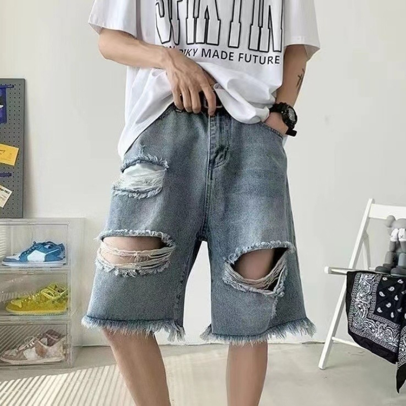 Sommer-Jeansshorts für Herren, – Street Fashion Hong Kong Bewertung und Preis