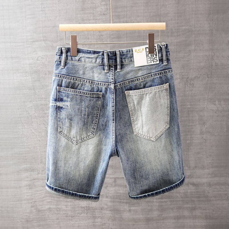 Männer Kurze Jeans Hosen mit T – Street Fashion Korea Bewertung und Preis