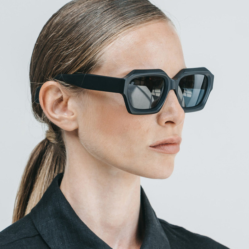 Einfache Sonnenbrille mit raue – Street Fashion Photographers Bewertung und Preis