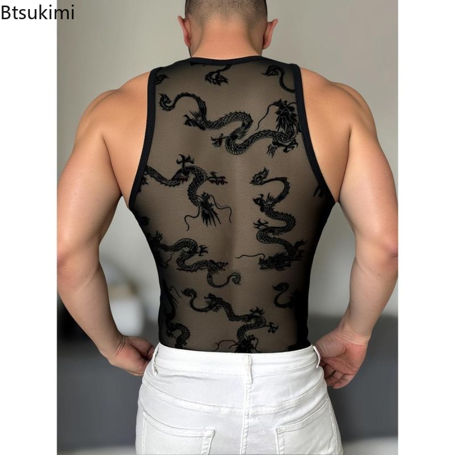 Sexy Spitzen-Tanktops für Männ – Street Fashion Outfit For Men Bewertung und Preis