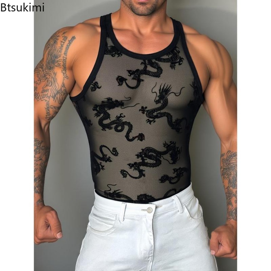 Sexy Spitzen-Tanktops für Männ – Street Fashion Outfit For Men Bewertung und Preis