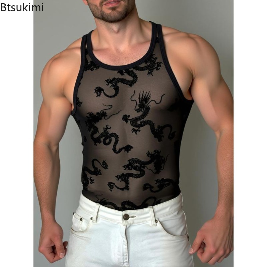 Sexy Spitzen-Tanktops für Männ – Street Fashion Outfit For Men Bewertung und Preis