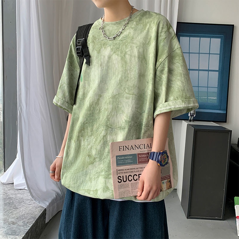 Schwarzes Batik-Kurzarm-T-Shir – Street Fashion Hong Kong Bewertung und Preis