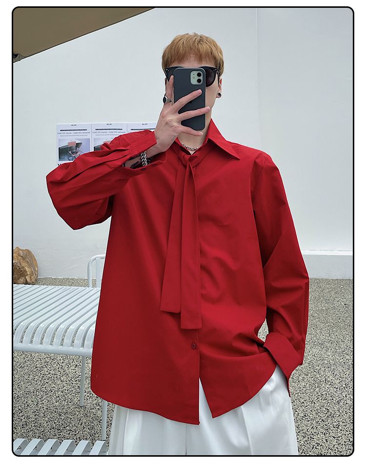Langarmhemd für Herren, korean – Street Fashion Hong Kong Bewertung und Preis
